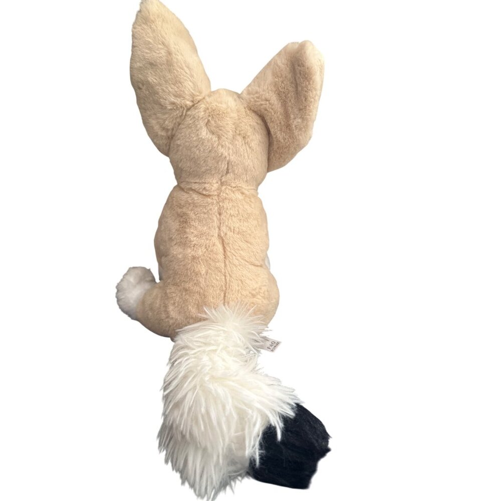 FAO Schwartz Stuffed Fennec Fox Plush Wildlife Conservation Collectible Soft Toy - Picture 4 of 6